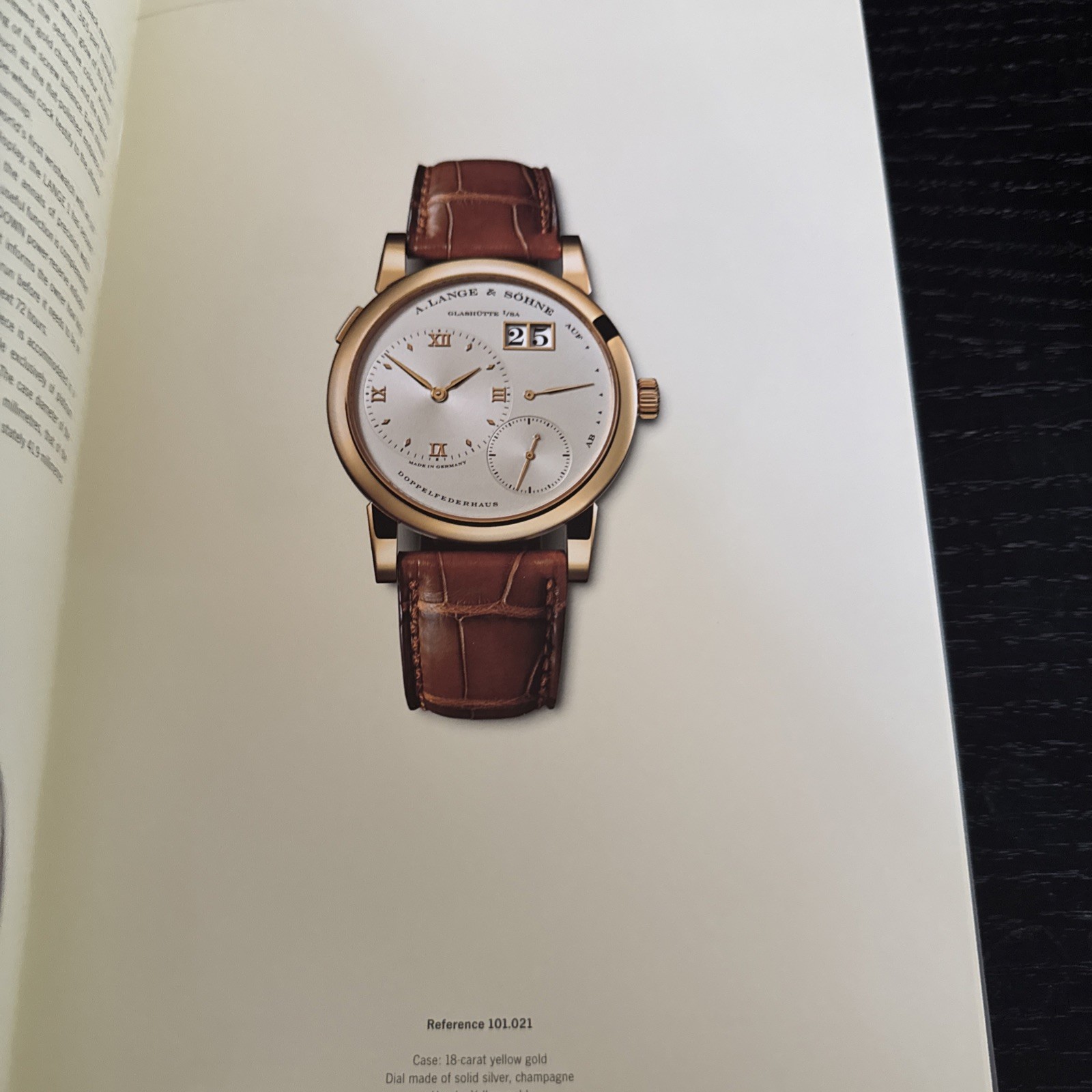 A. Lange & Sohne 2008 Watch Manufacturer Catalog Book