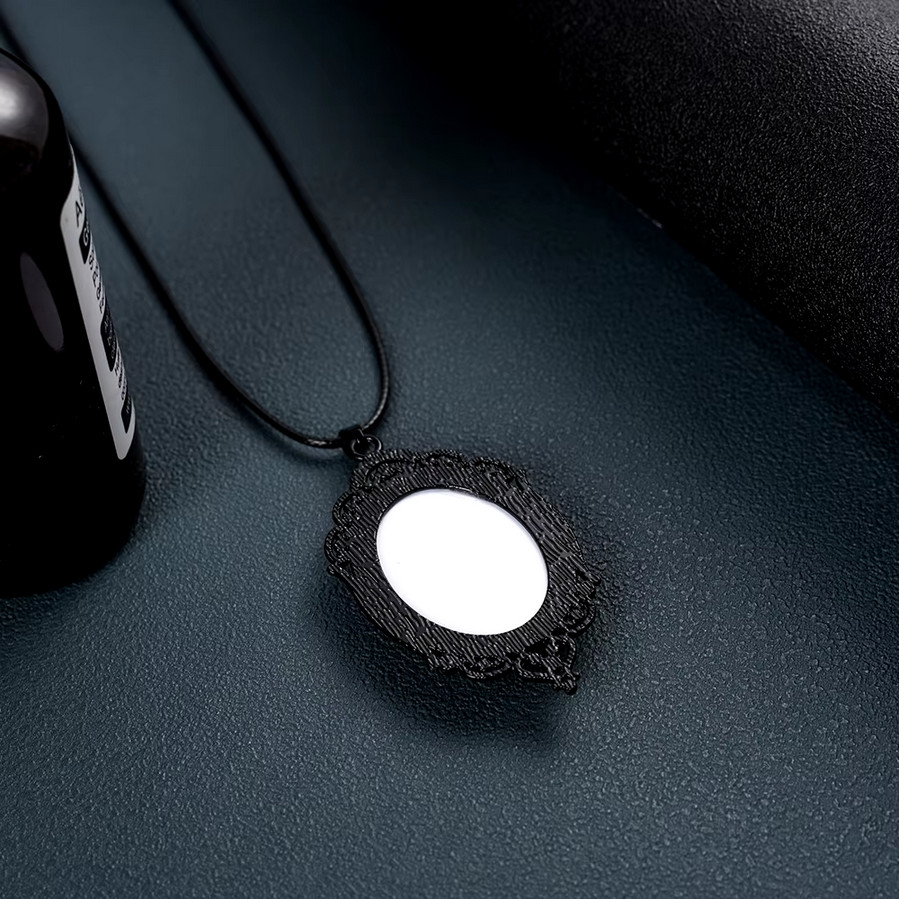Raven Crow Bird Gothic Pendant Jewelry Vintage Vintage Black Necklace B