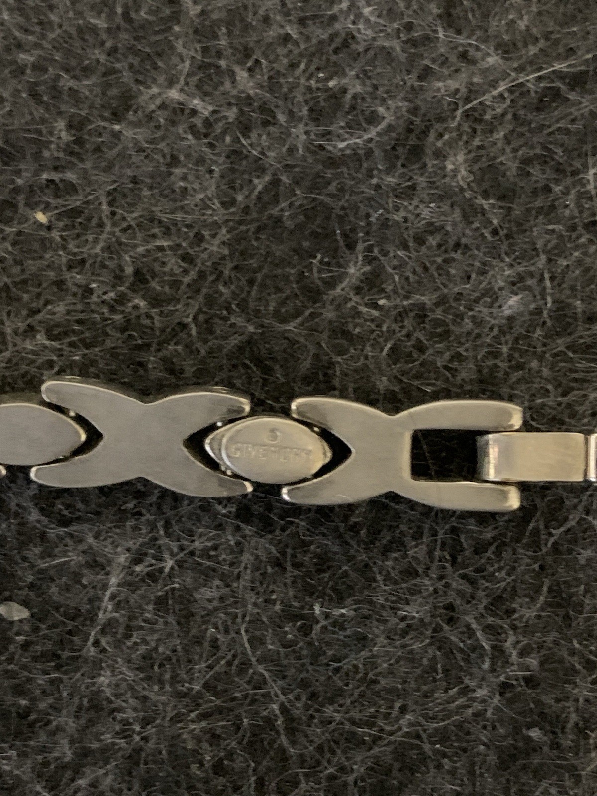 GIVENCHY X’s & O’s Gold & Silver Tone Vintage Link Bracelet