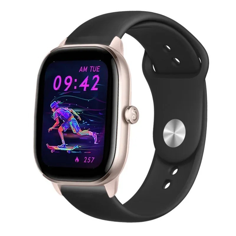 20mm 22mm Silicone Watch Band for Amazfit GTR GTS Bip Sport Strap
