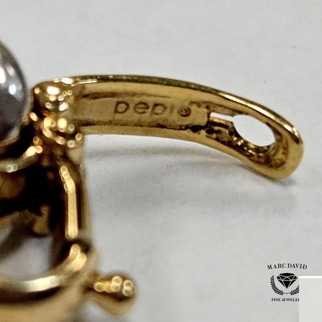 Gump’s Pepi Bracelet – Sterling Silver & 18K Yellow Gold, 31.2g, Size 6
