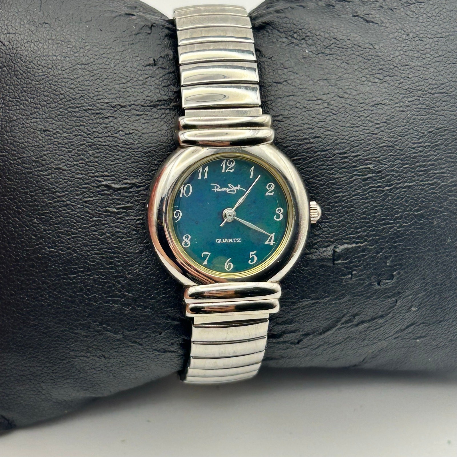 Panama Jack Silver Tone Stainless Steel Womens Quartz Watch Working New Battery