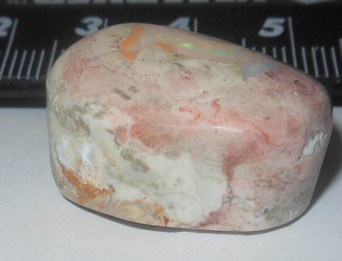 49ct Mexican Fire Opal 25 x 21 x13mm Large Size Freeform Cantera
