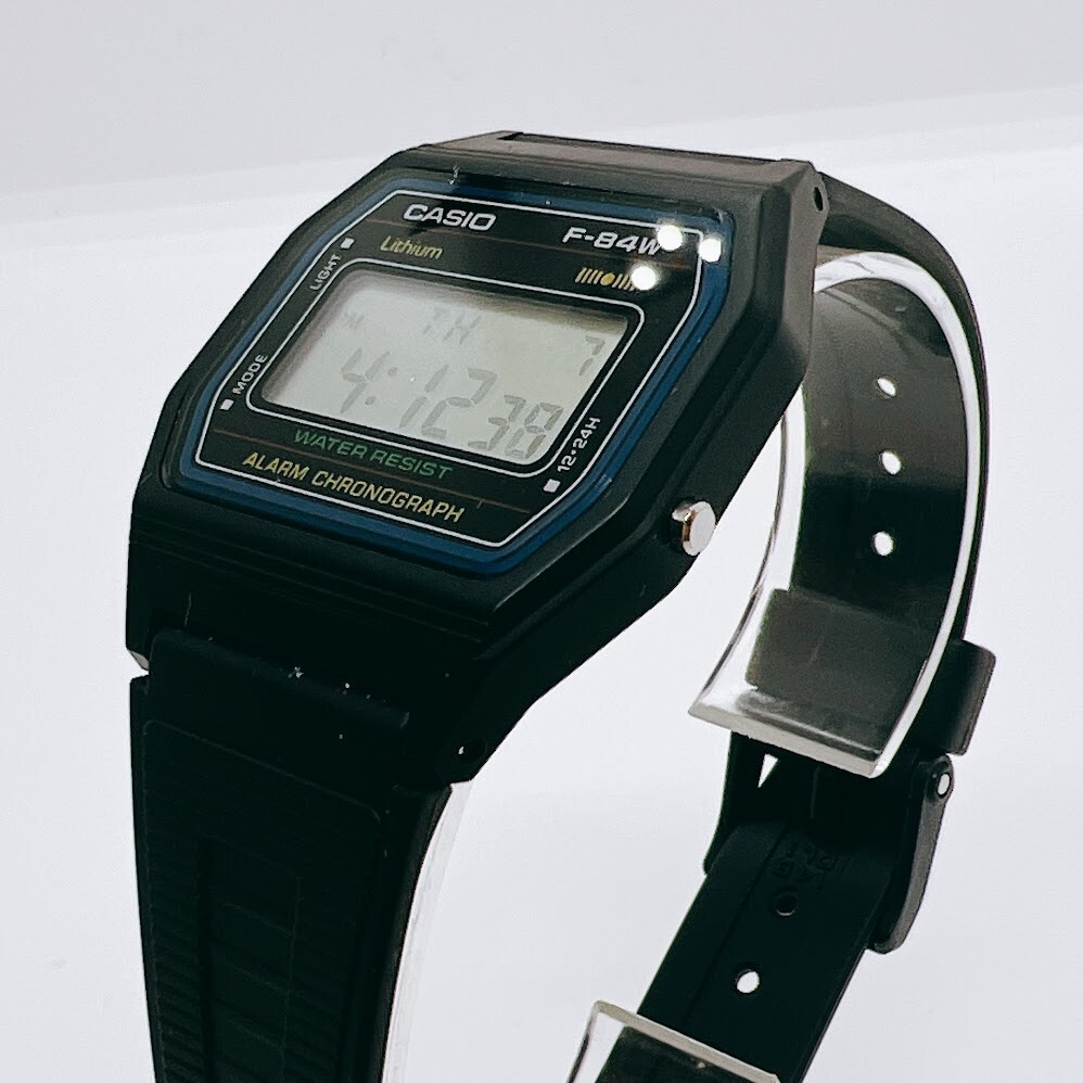 CASIO Watch Standard F-84W-1QJH Black Simple Designed Watch From JAPAN Digital