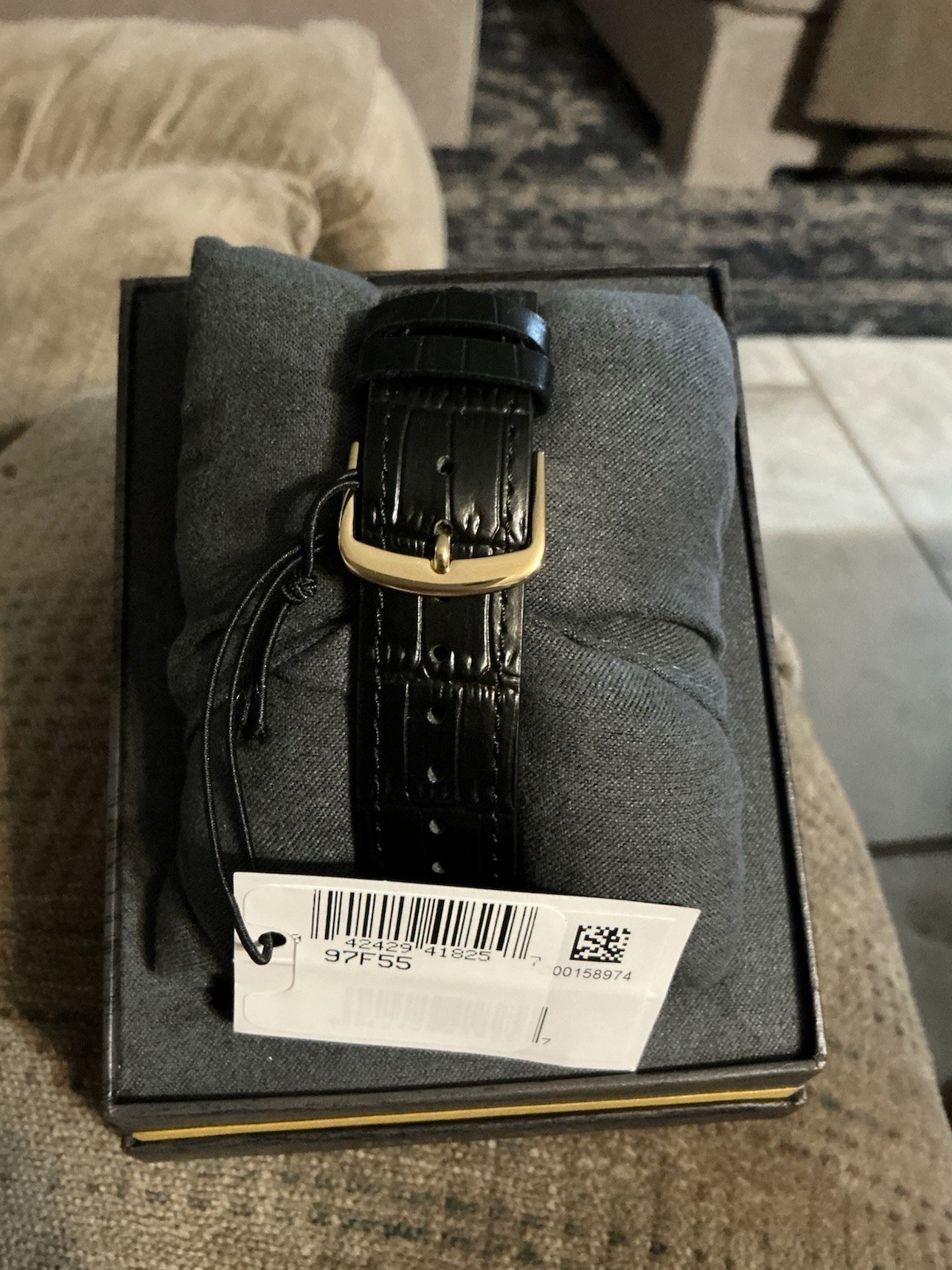 NEW Mens BULOVA 150 WATCH*Diamond Accent* Black Dial*Leather Band*Orig $275