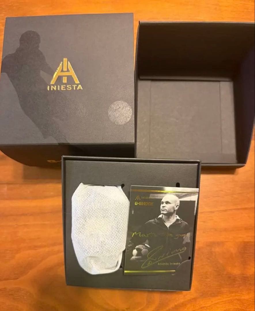 G-Shock Iniesta DW-5600AI-1JR Unused Black Resin Band Waterproof Model