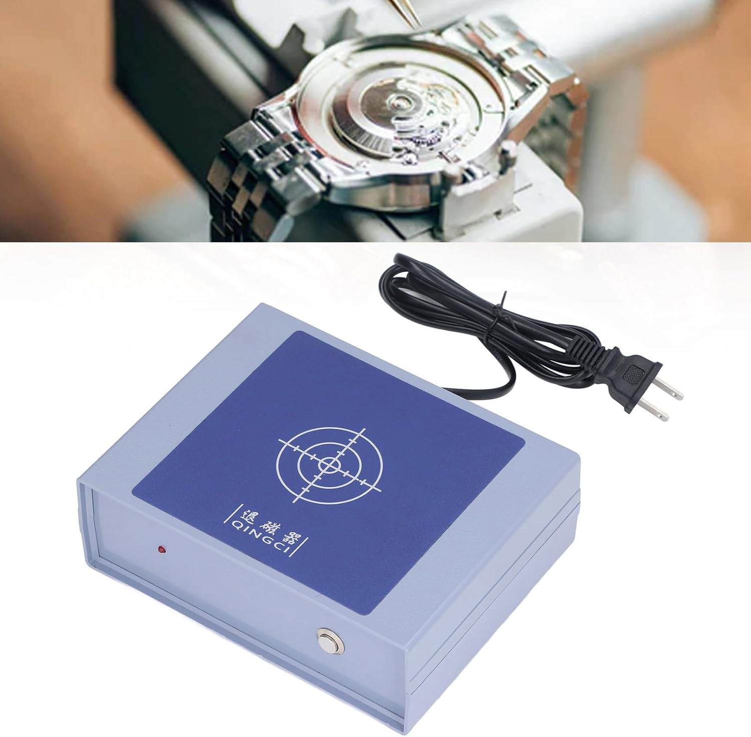Watch Demagnetizer, Professional 110V Electrical Watch Repair Degaussing Tool
