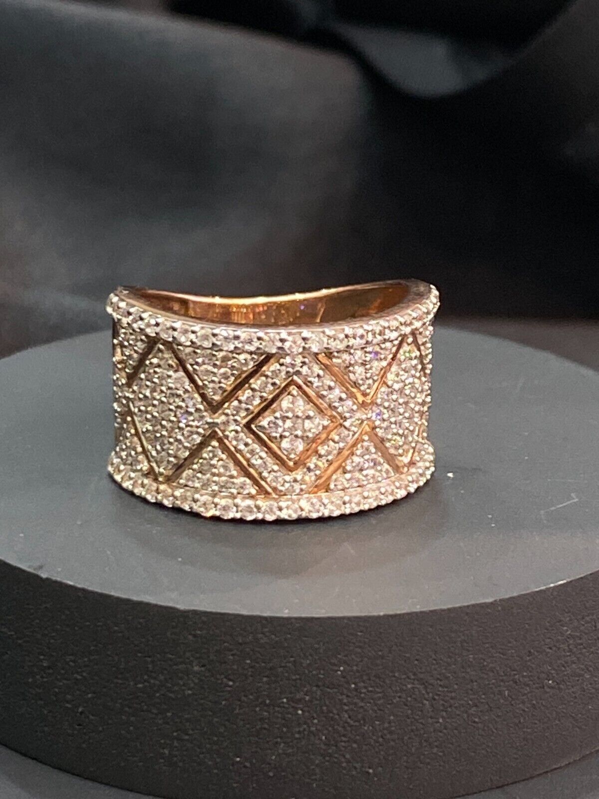1.45 TCW Round Brilliant Cut Diamonds Micro-Pave Engagement Band Ring 14K Gold
