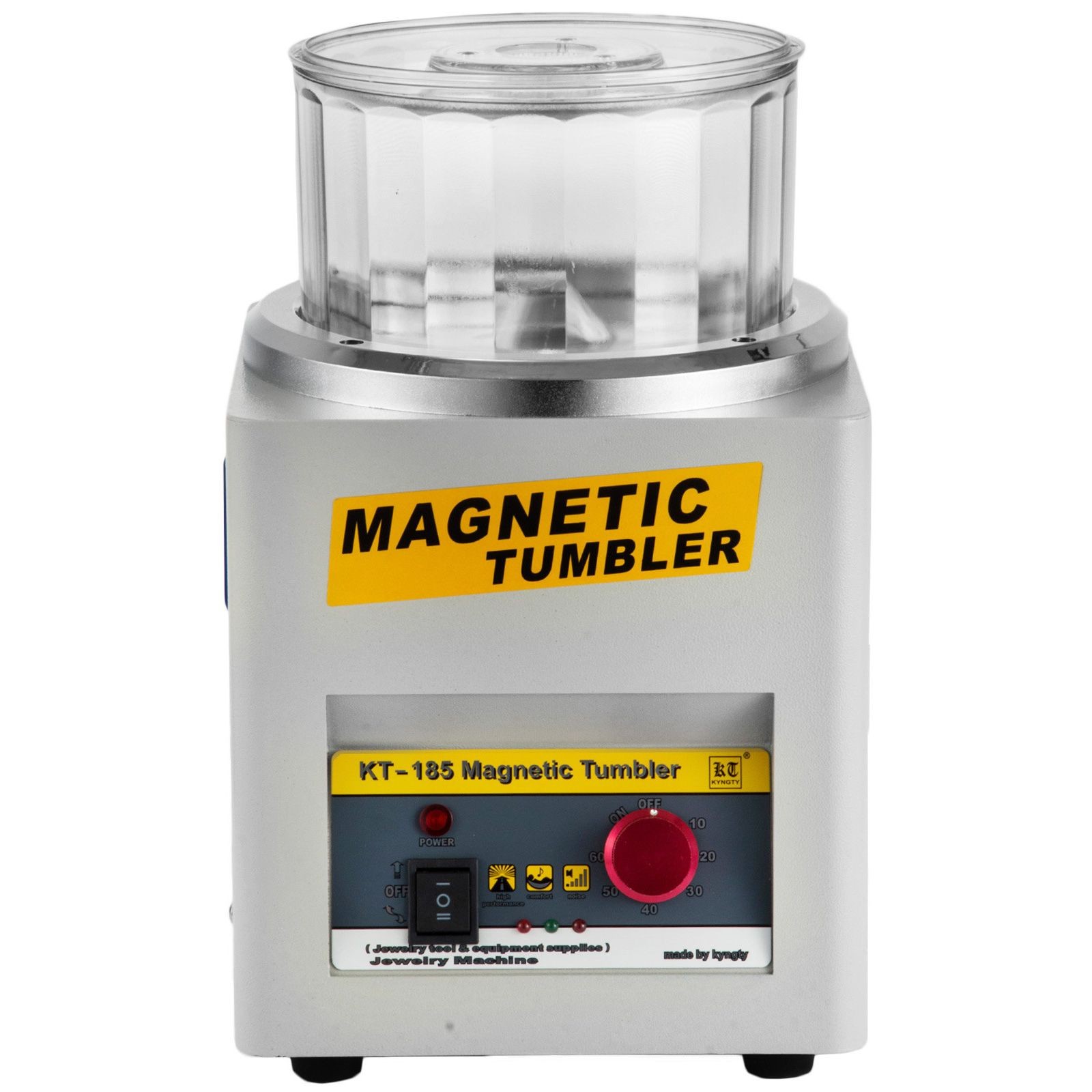 Polycarbonate Magnetic Polisher 185mm, 2000 RPM, 2-60min Adjustable Timer