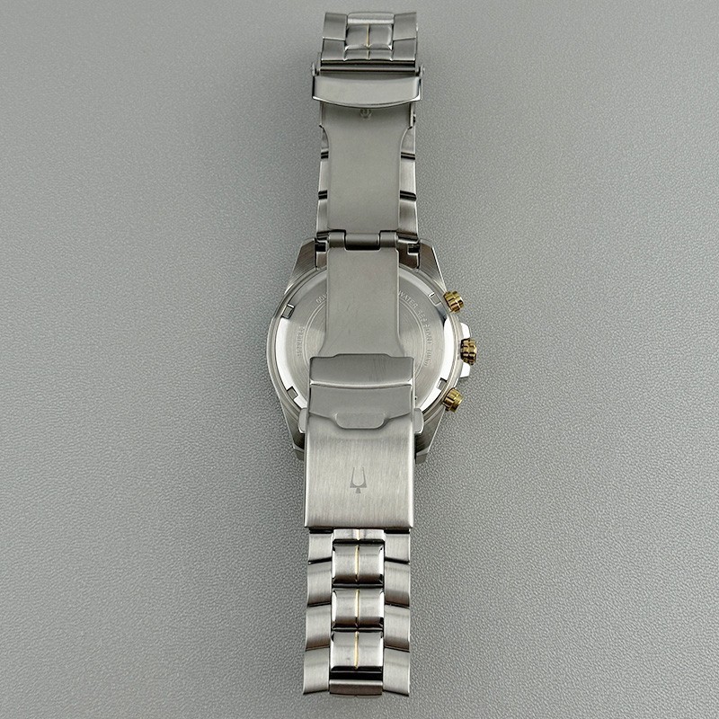 Bulova Marine Star 98B400 Chronograph Men’s Quartz Watch 41.5mm Blue Dial