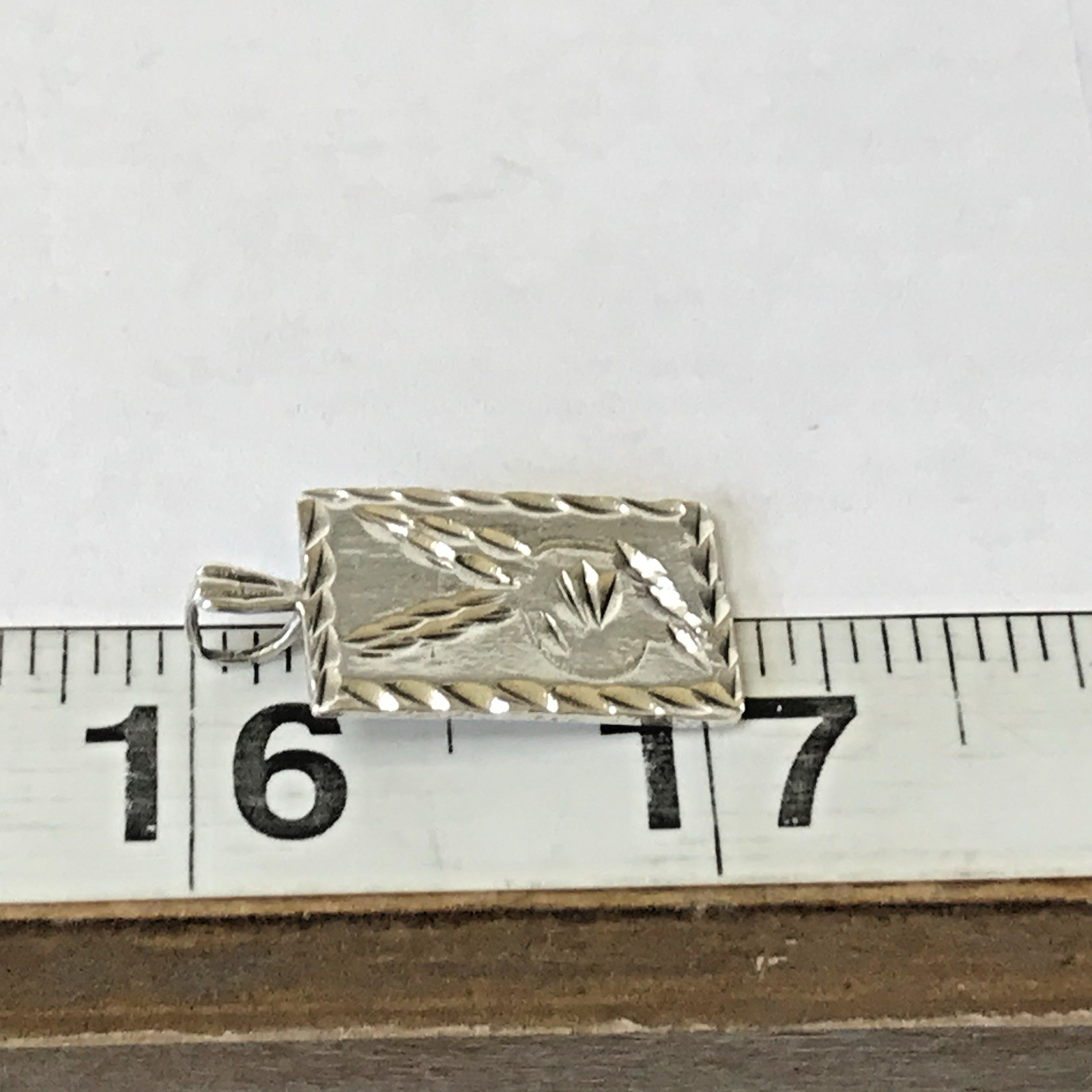 vintage Sterling Silver Playboy Pendant 3grams