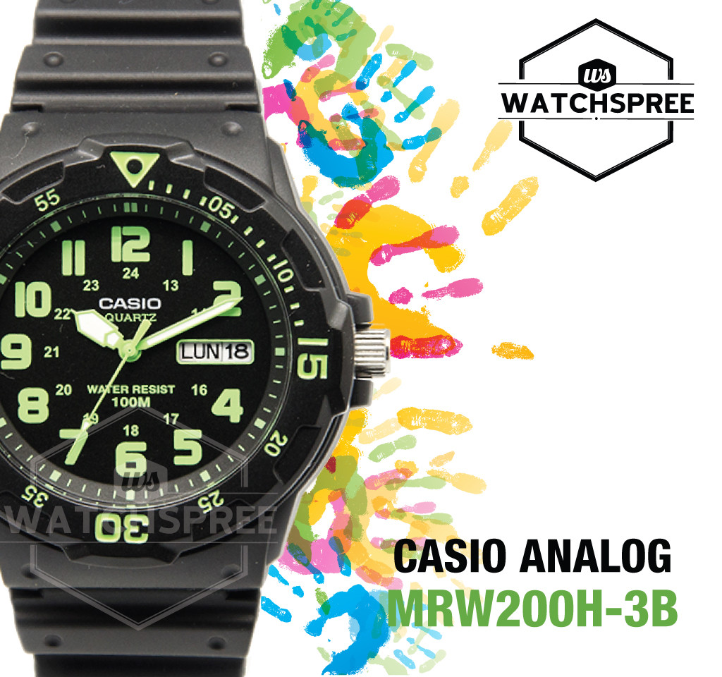 Casio Diver Look Analog Watch MRW200H-3B