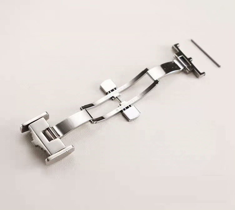 FOR 18mm LONGINES Steel Deployment Folding Buckle Watch Strap Band Pin