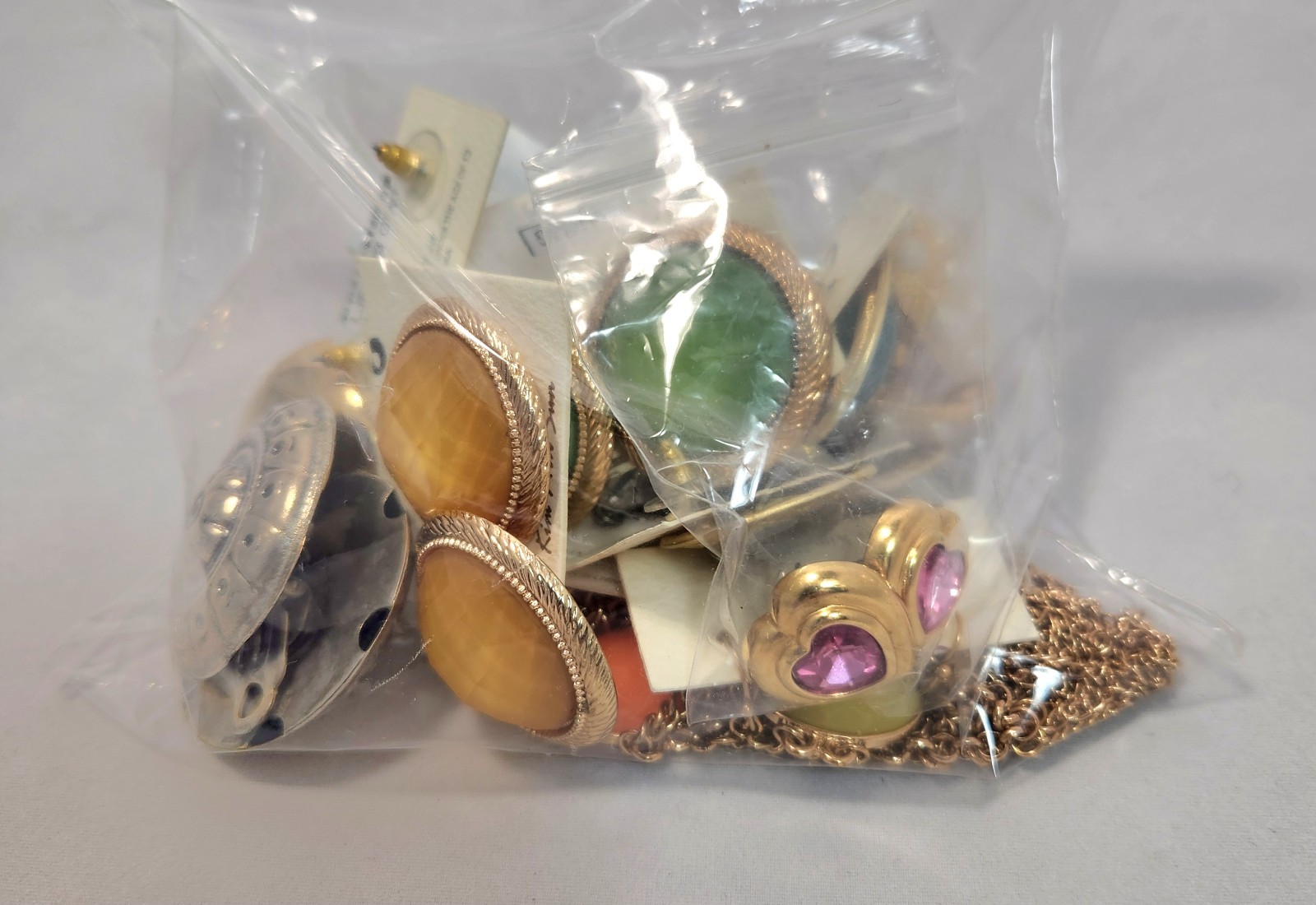 1/2 LB Lot Mixed Post Back Wires Clip Back Earrings Resell/Crafts New/Pre-Owned