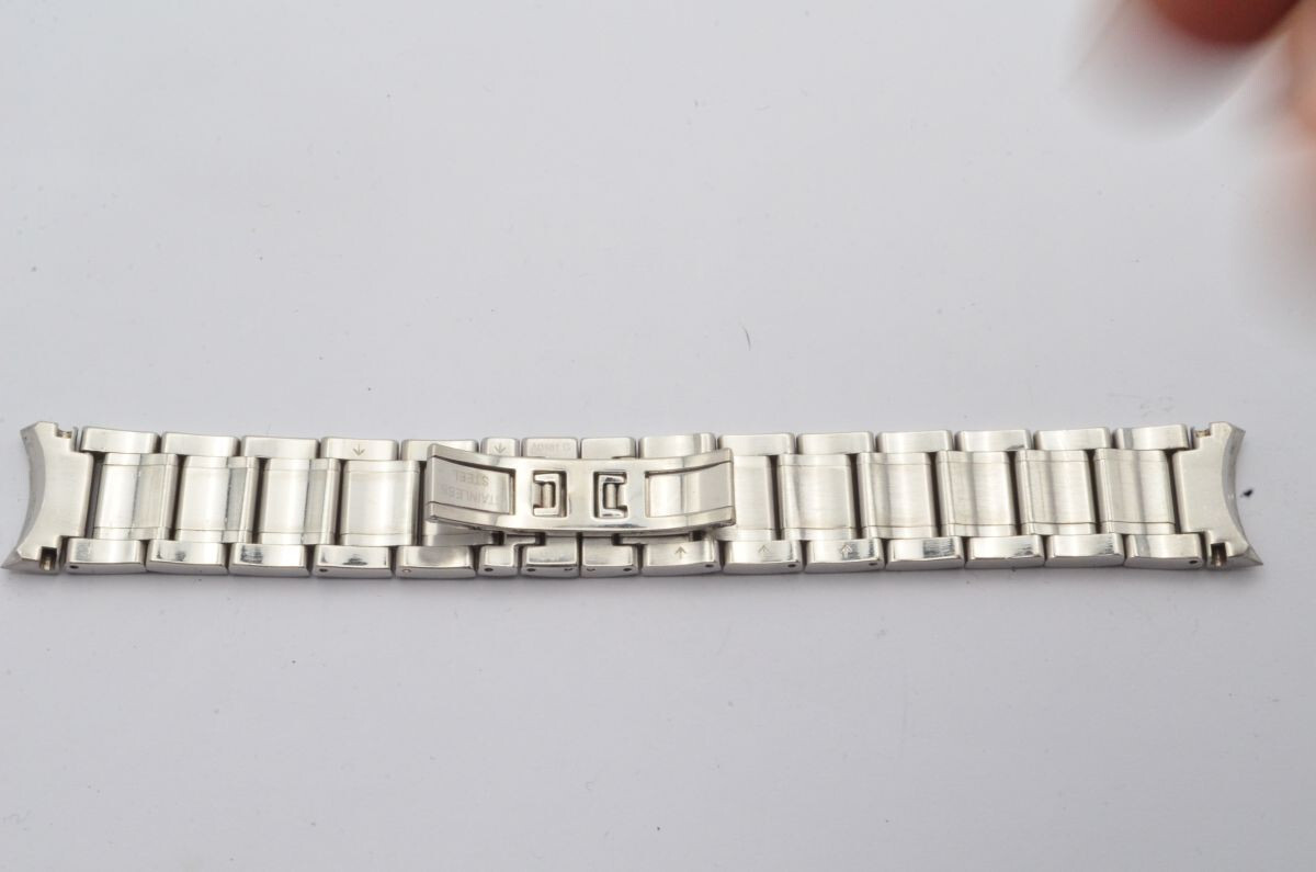 Movado Ultra Thin TC Series Steel/Gold Bracelet 18Mm Width Vintage Rare