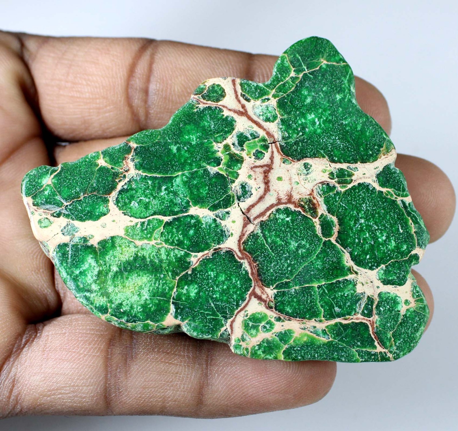 Natural 147.65 Carat Green Carico Lake Turquoise Polished Rough Certified