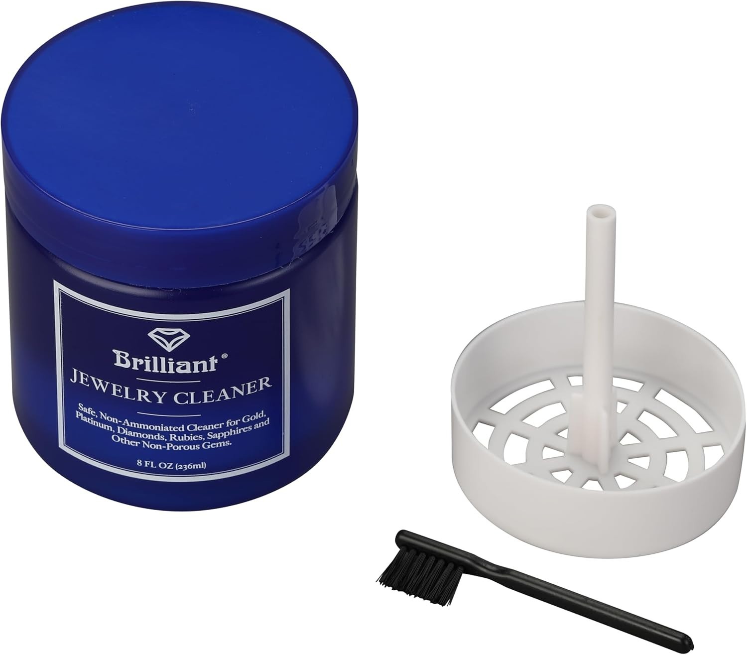 Restore Jewelry Sparkle with 8oz Non-Toxic Cleaner – Ultimate Care Package