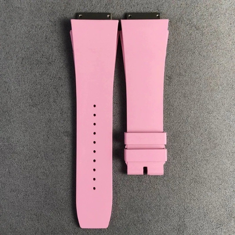 Medium Replacement Rubber Watch Strap Band Fits Richard Mille RM72 M Size