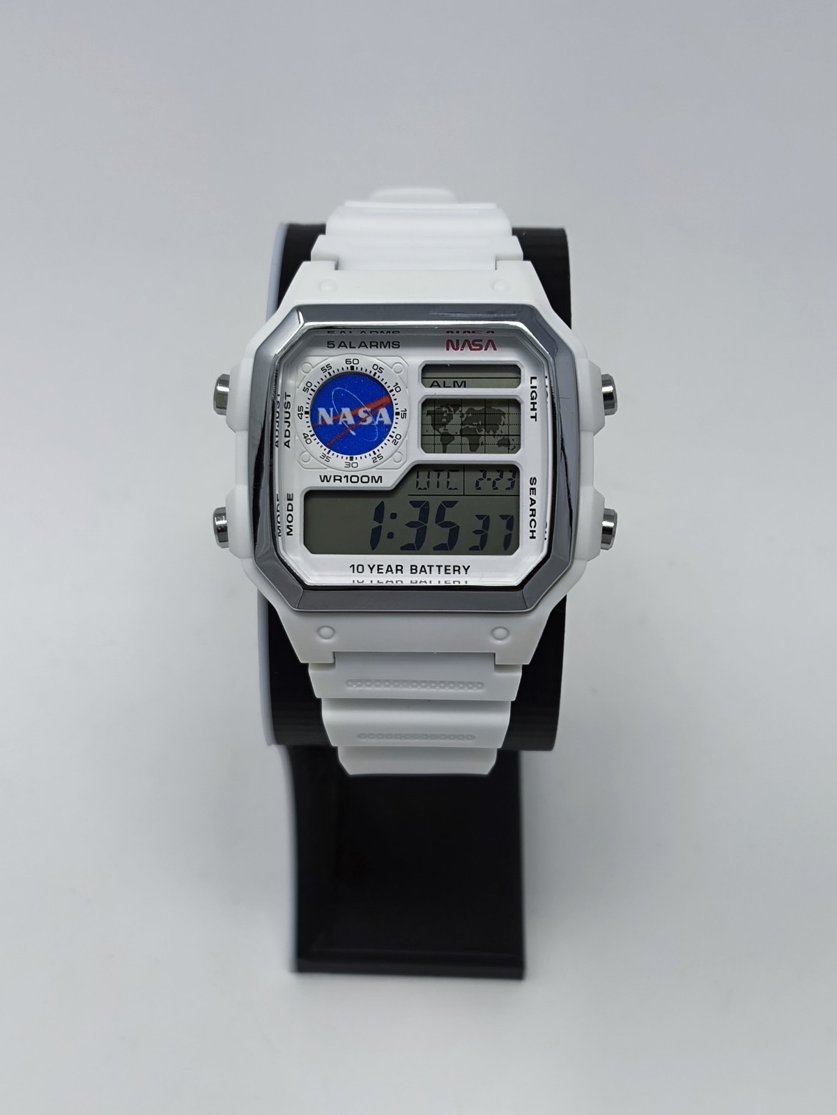 Stunning Custom Casio AE1200 Casio ‘NASA Royale’ Watch Full White UK Stock