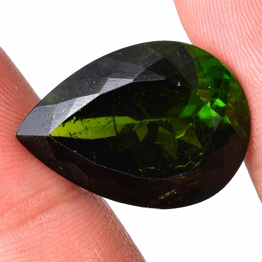 26.60 Cts Natural Green Tourmaline GTL Certified Huge Size Sparkling Gemstone