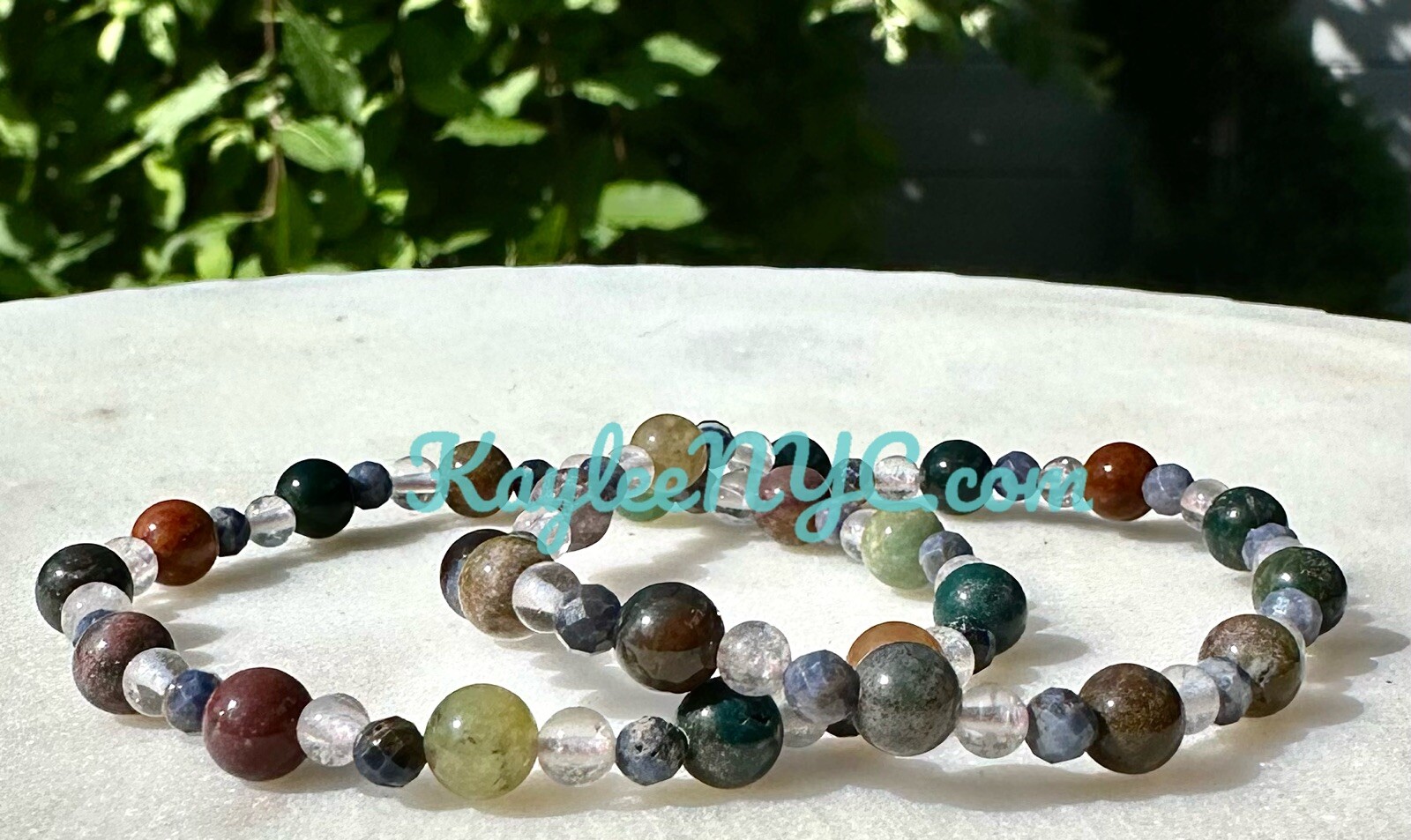 Wholesale Lot 6 Pcs Natural Crystal Taurus Zodiac Stretch Bracelet Healing