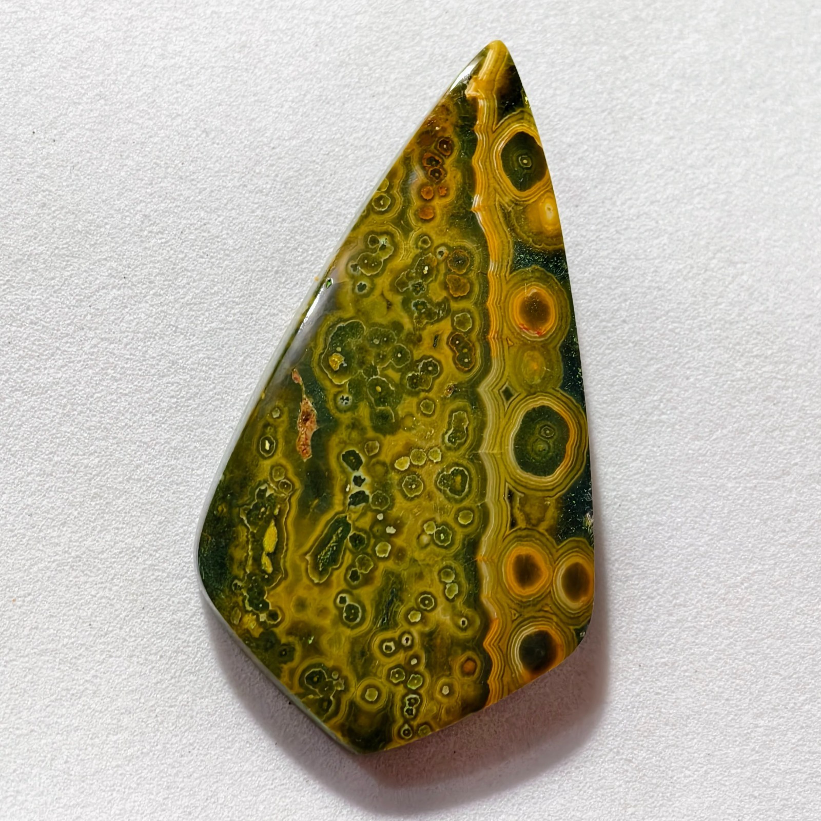 45 Cts Natural Ocean Jasper Cabochon Gemstone For Jewelry 44X24X6 MM
