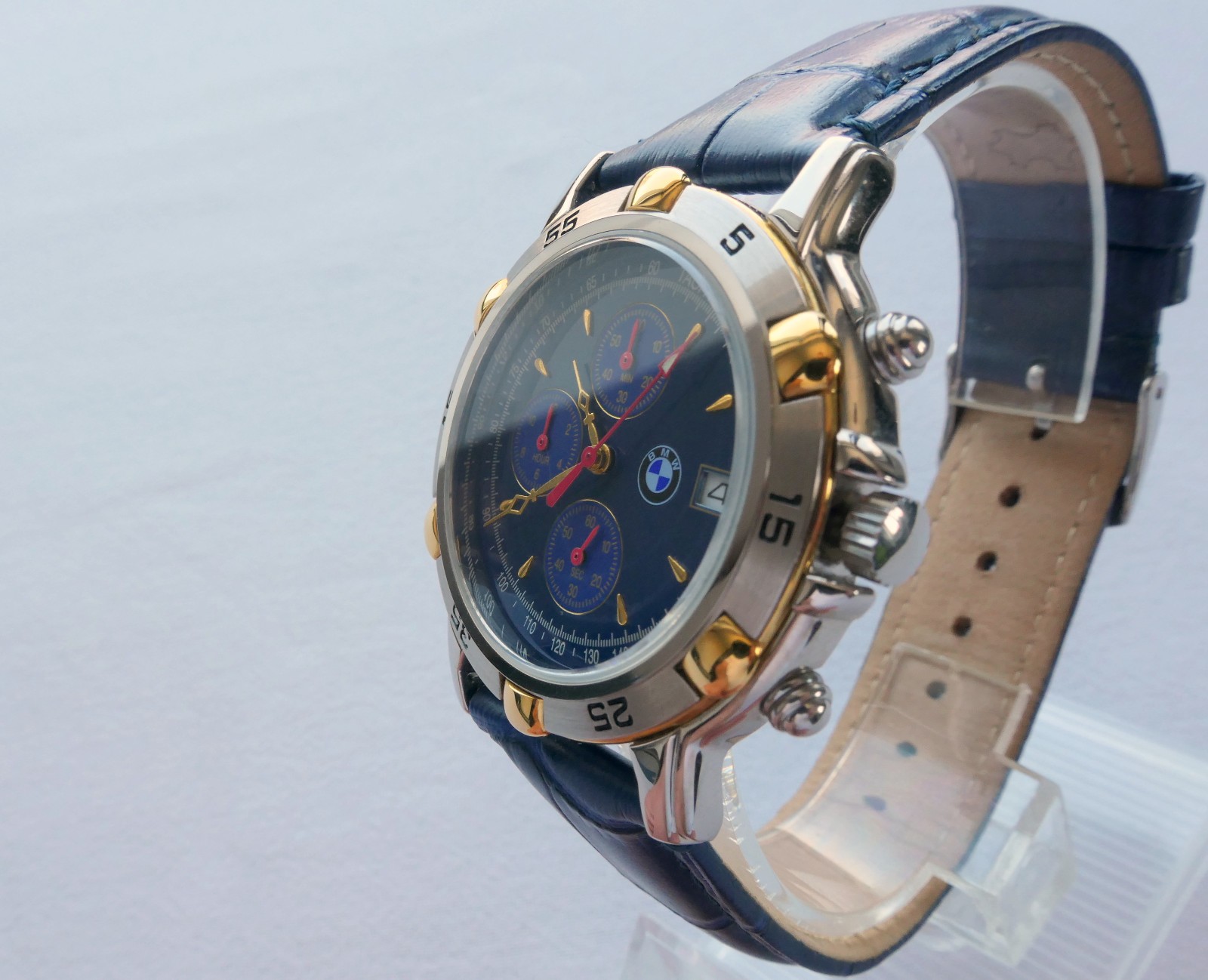 BMW Classic Retro Sport Car Accessory Design Made in Germany Watch Chronograph