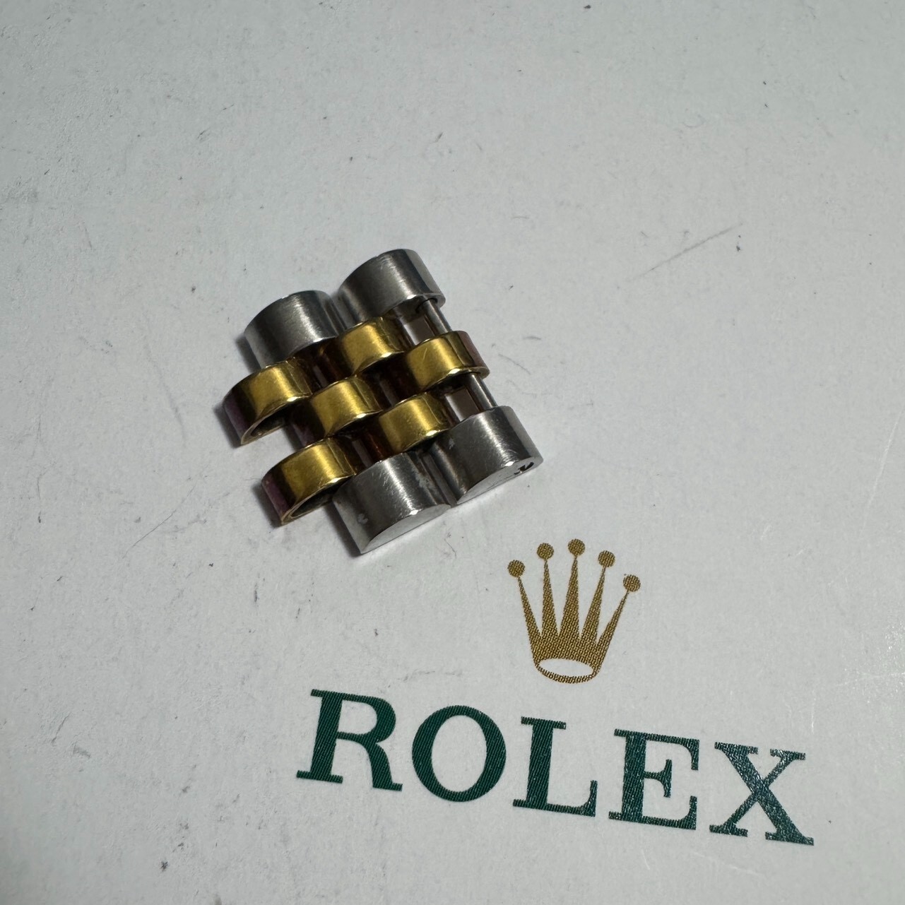 ROLEX 2Link for 16233 16013 DATEJUST 15.5mm×6mm YG×SS FZ8651