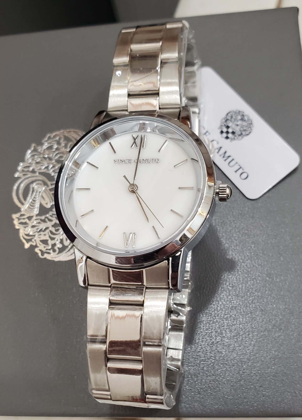 Vince Camuto Women’s Silver Ayla Watch w/Original Box & Packaging ~NWT~$158 MSRP