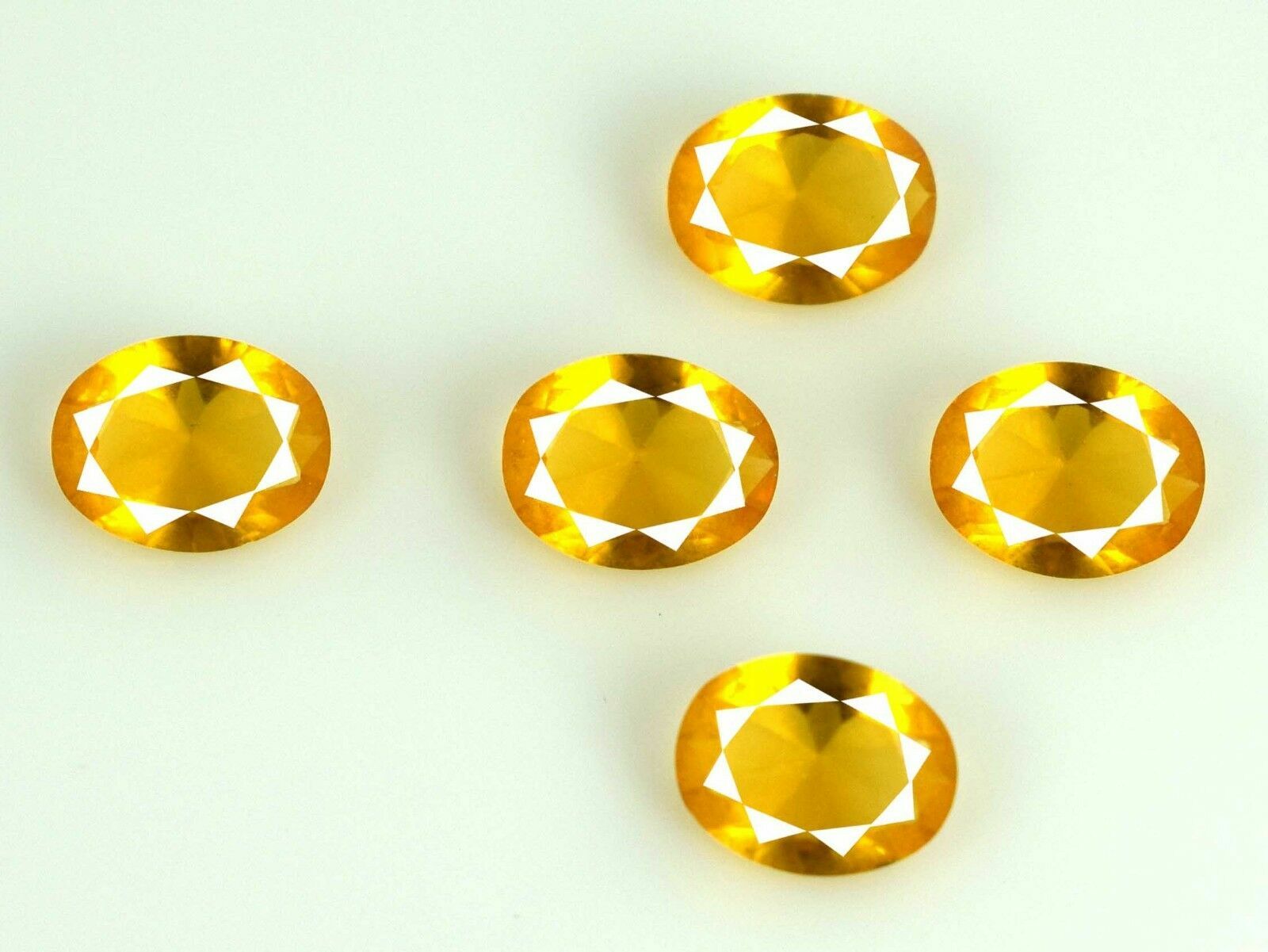 6.65 Ct/5 Pcs Amazing Sale ! Yellow Sapphire Oval Cut EGL Certified Gemstone MSB