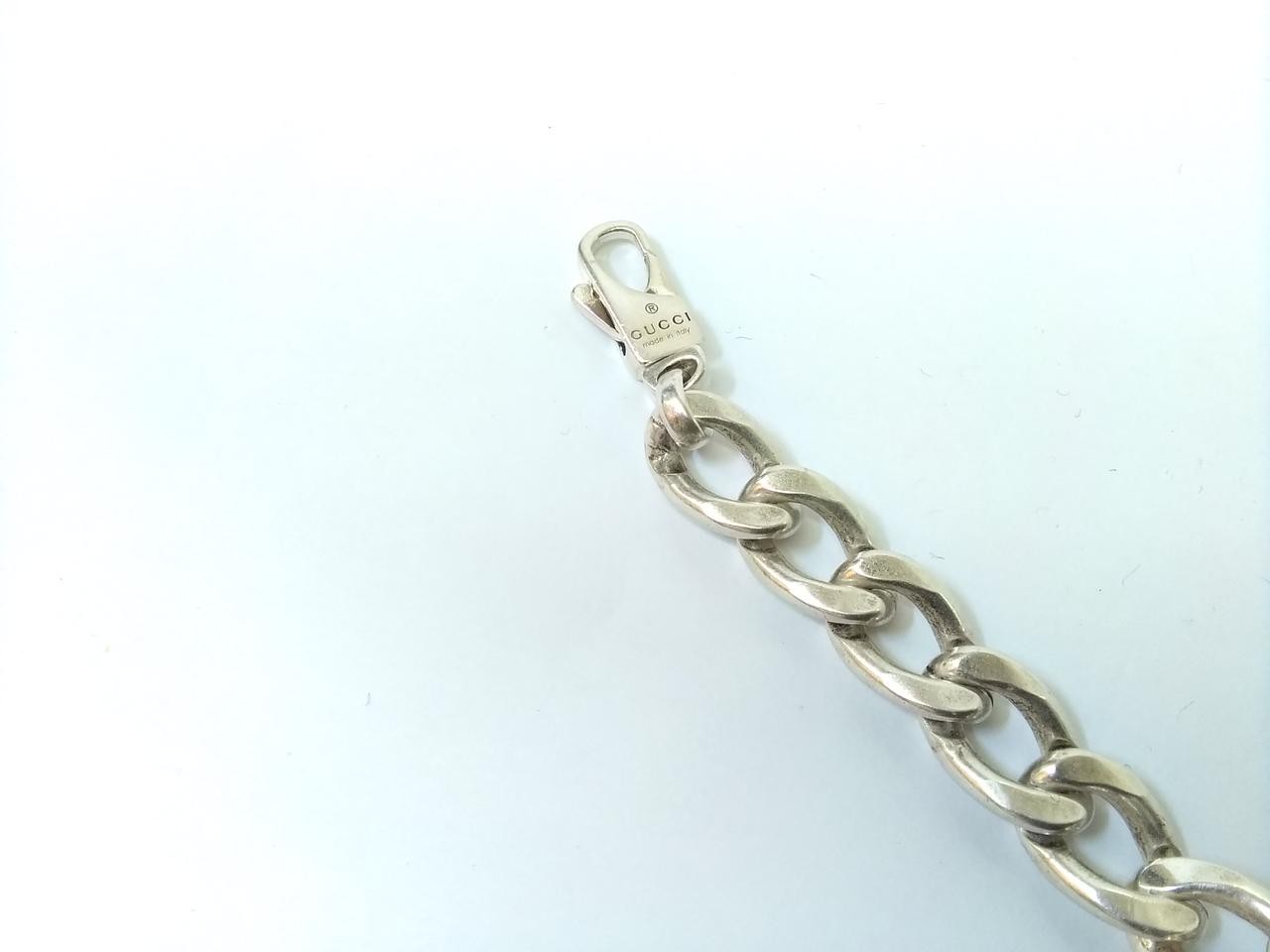 GUCCI Bracelet White Enamel and Metal 678712 Auth Japan