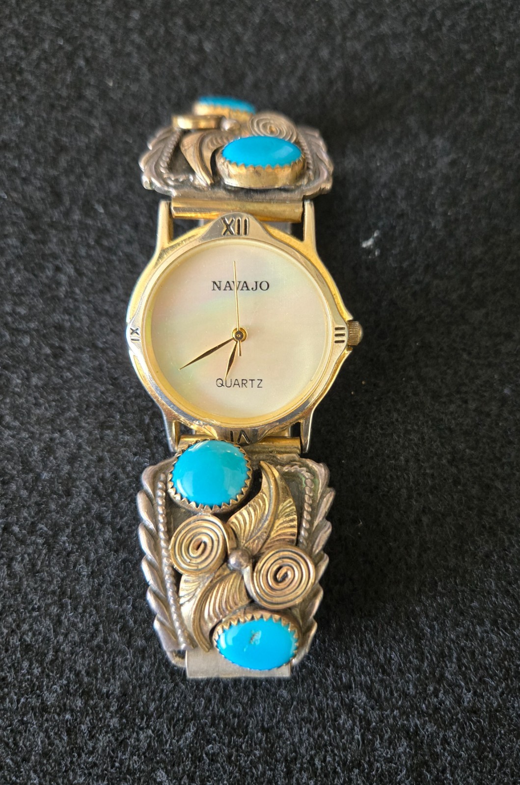 Navajo Quartz Sleeping Beauty Turquoise Women’s Watch