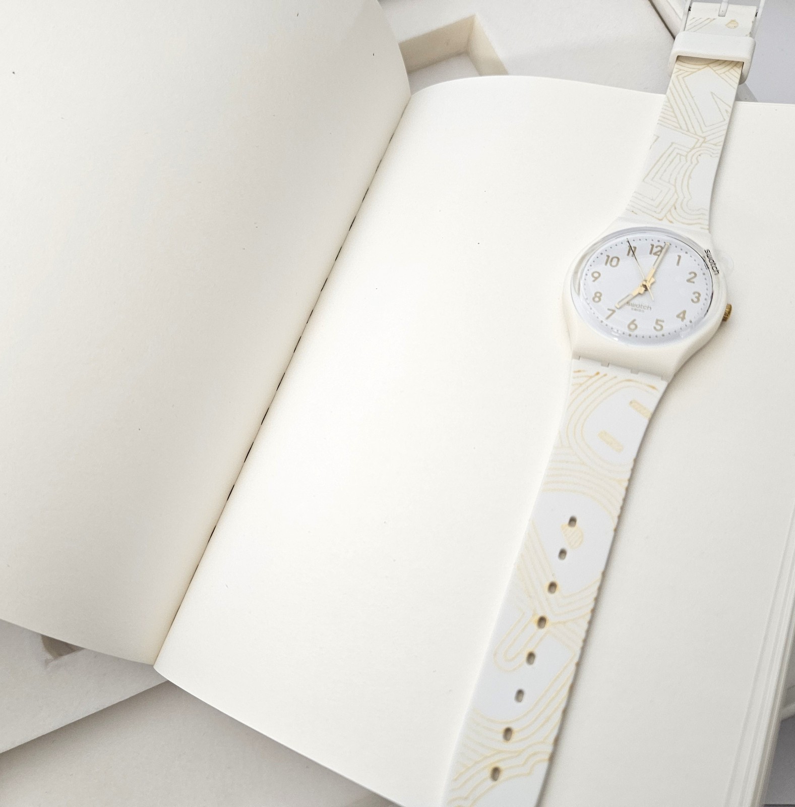 Swatch Special 2013 – GW164b – White Bishop – Promo Bai Du only China – New –
