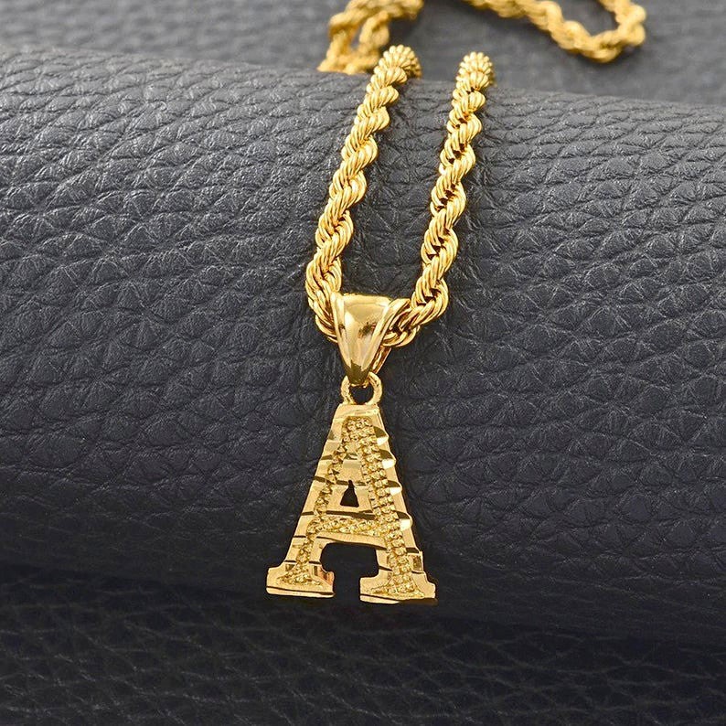 Initial Pendant Necklace