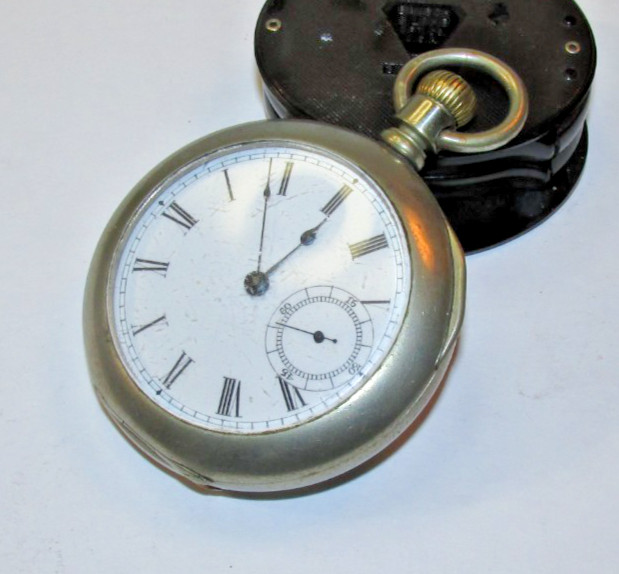 Antique 1884 Waltham Model 1877 Grade “STERLING” 18s 7j LEVER SET Pocket Watch
