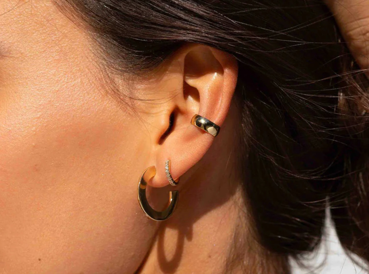 Aurate Silver Vermeil Bold Ear Cuff $88