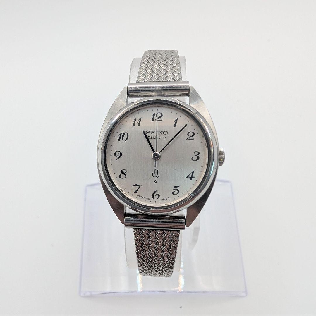SEIKO QUARTZ 4120-6010T, battery replaced, working condition, vintage.