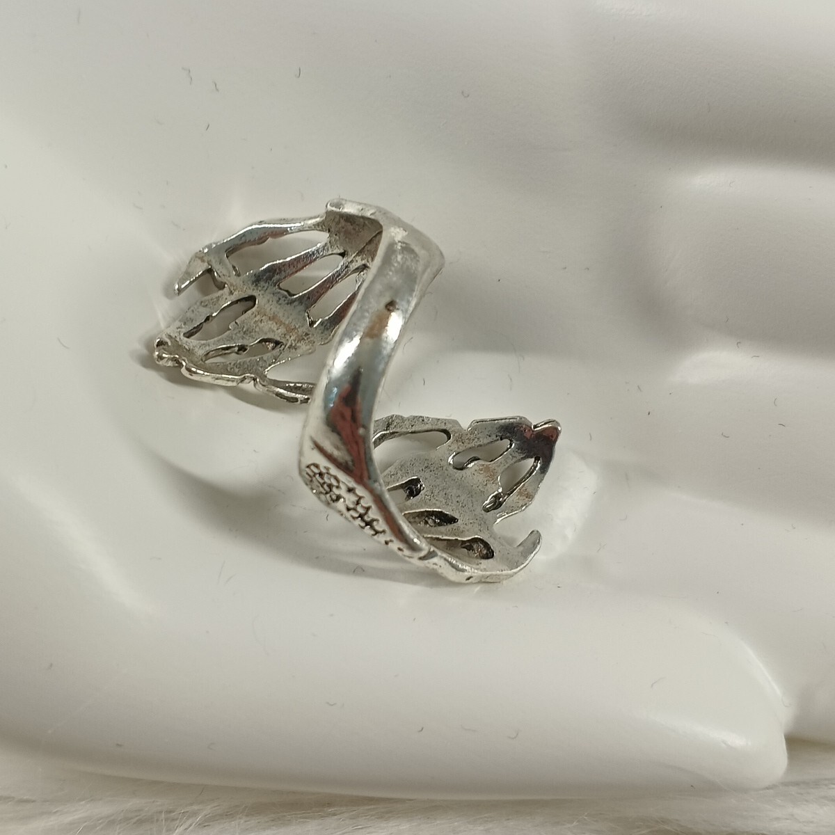 Men’s Bones Halloween ring size 6 alloy silver plated tarnish Fashion Jewelry