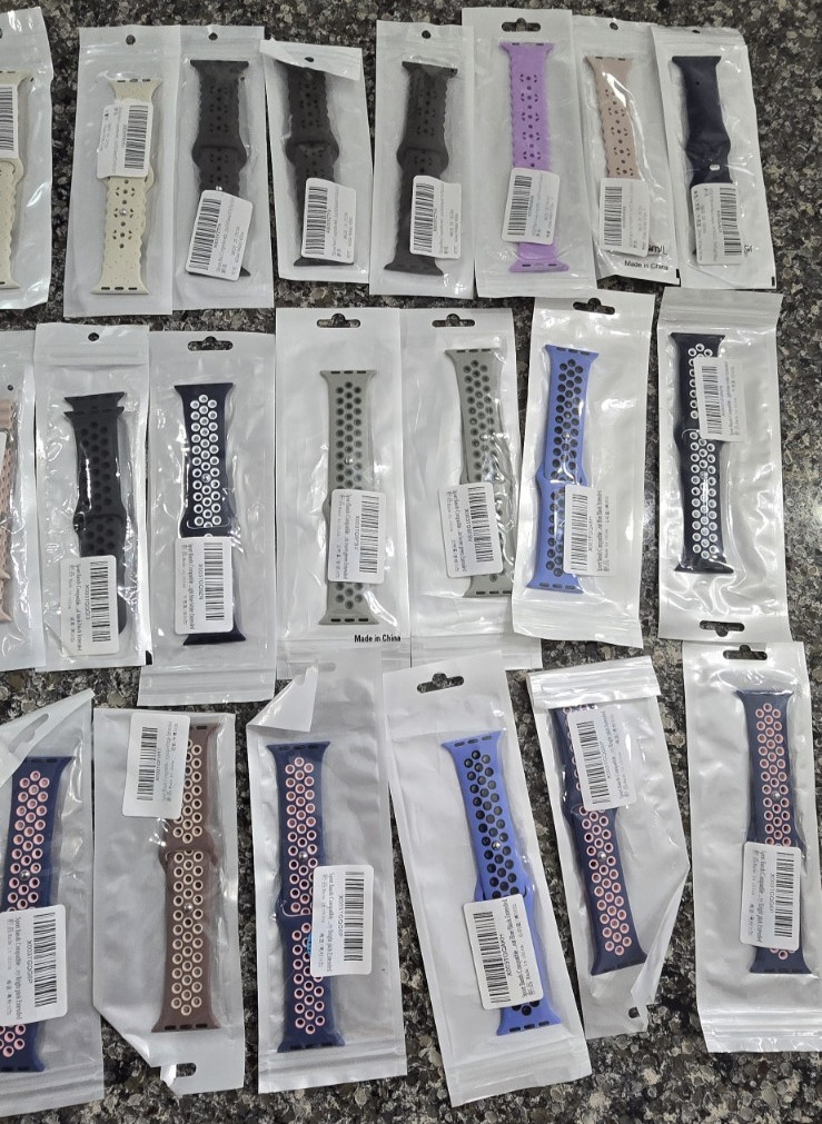 Apple Watch Band Lot- New – Series 1-8 – 42 Total – Mostly Size 38mm/40mm/41mm