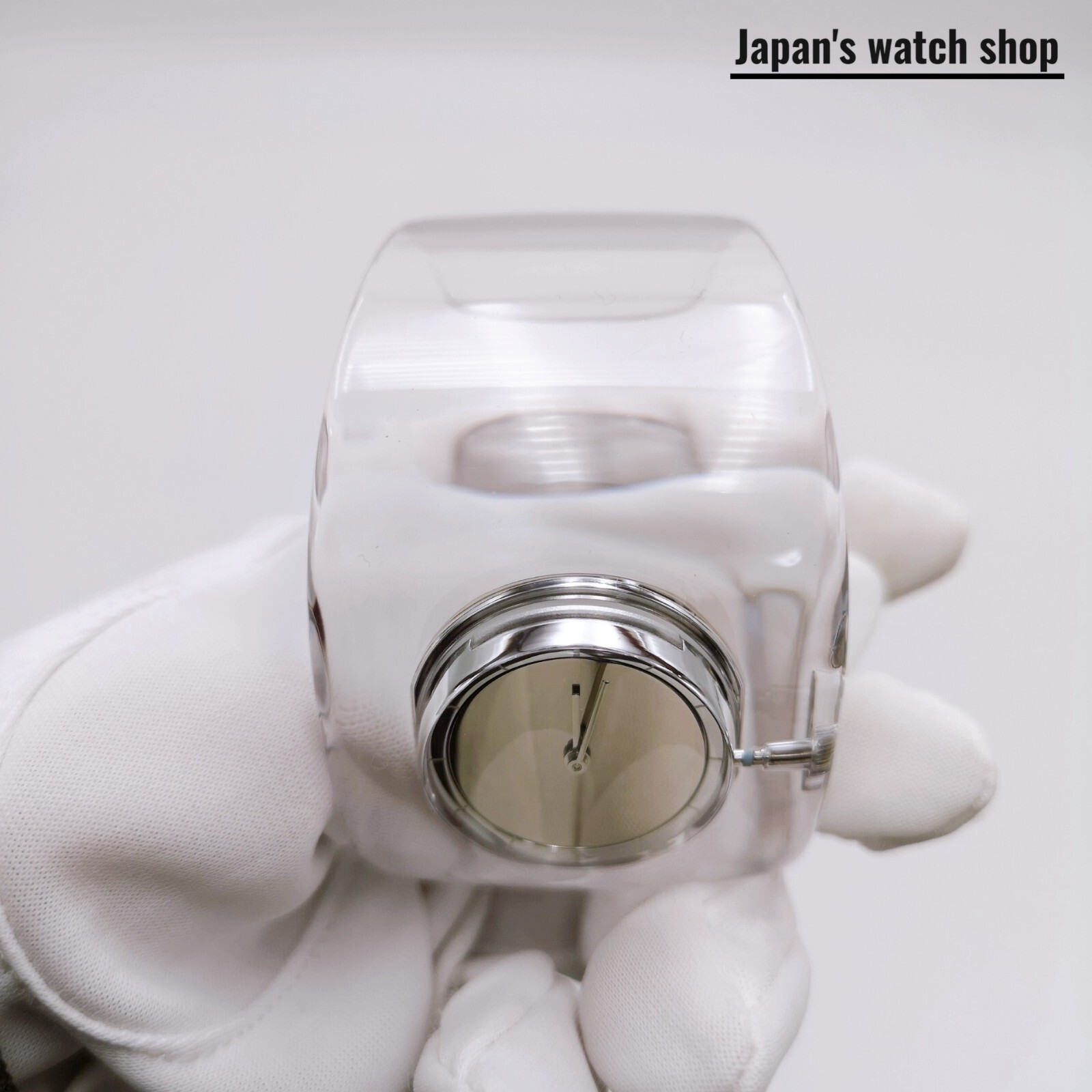ISSEY MIYAKE O-Bold NYAS001 Transparent Bangle Watch Unisex Watch New in Box