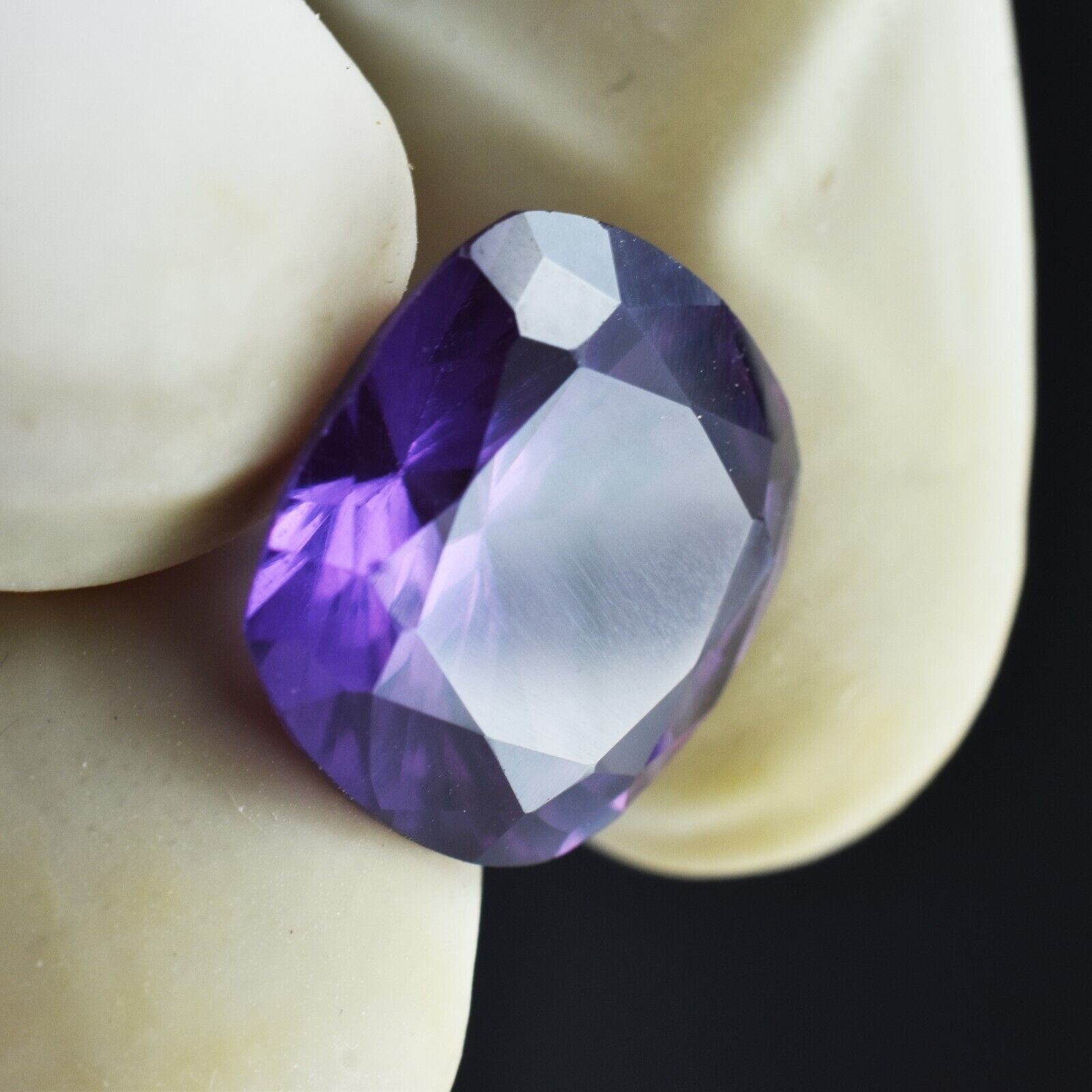 Purple Tanzanite Natural Square Cushion Cut 9.45 Ct CERTIFIED Loose Gemstone