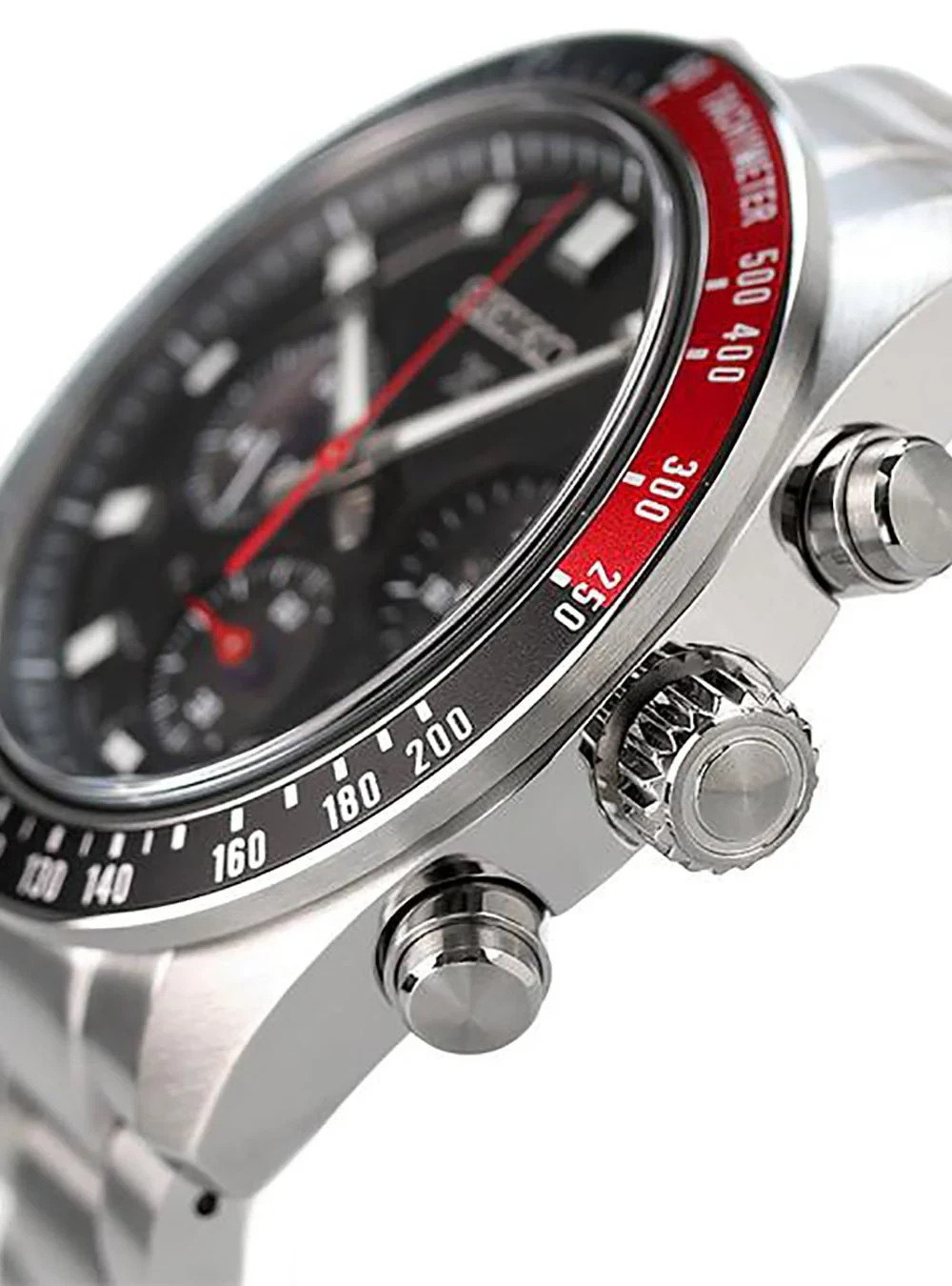 Seiko Prospex Speedtimer Solar Chronograph Black Men’s Watch – SSC915