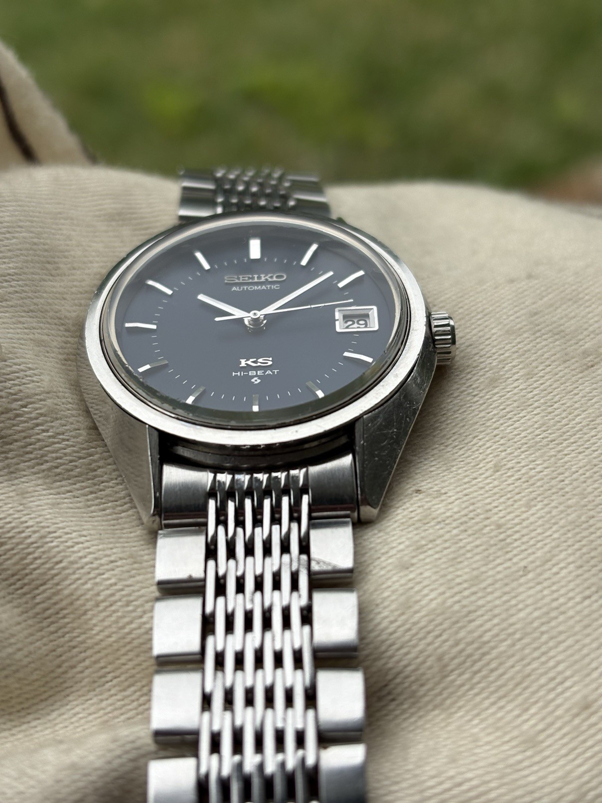 King Seiko 5625-7110 Hi-Beat | Original Blue Dial | Serviced 2025 | Vintage 1972