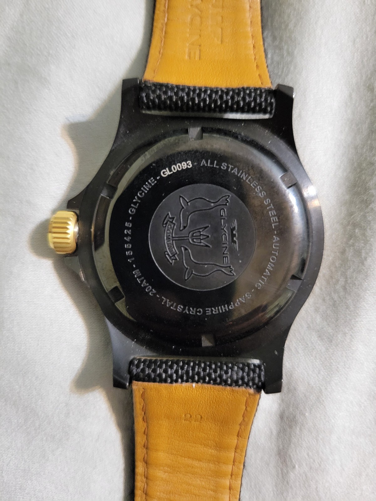 Glycine ” Golden Eye ” GL0093 42mm Automatik Men’s Watch – Black