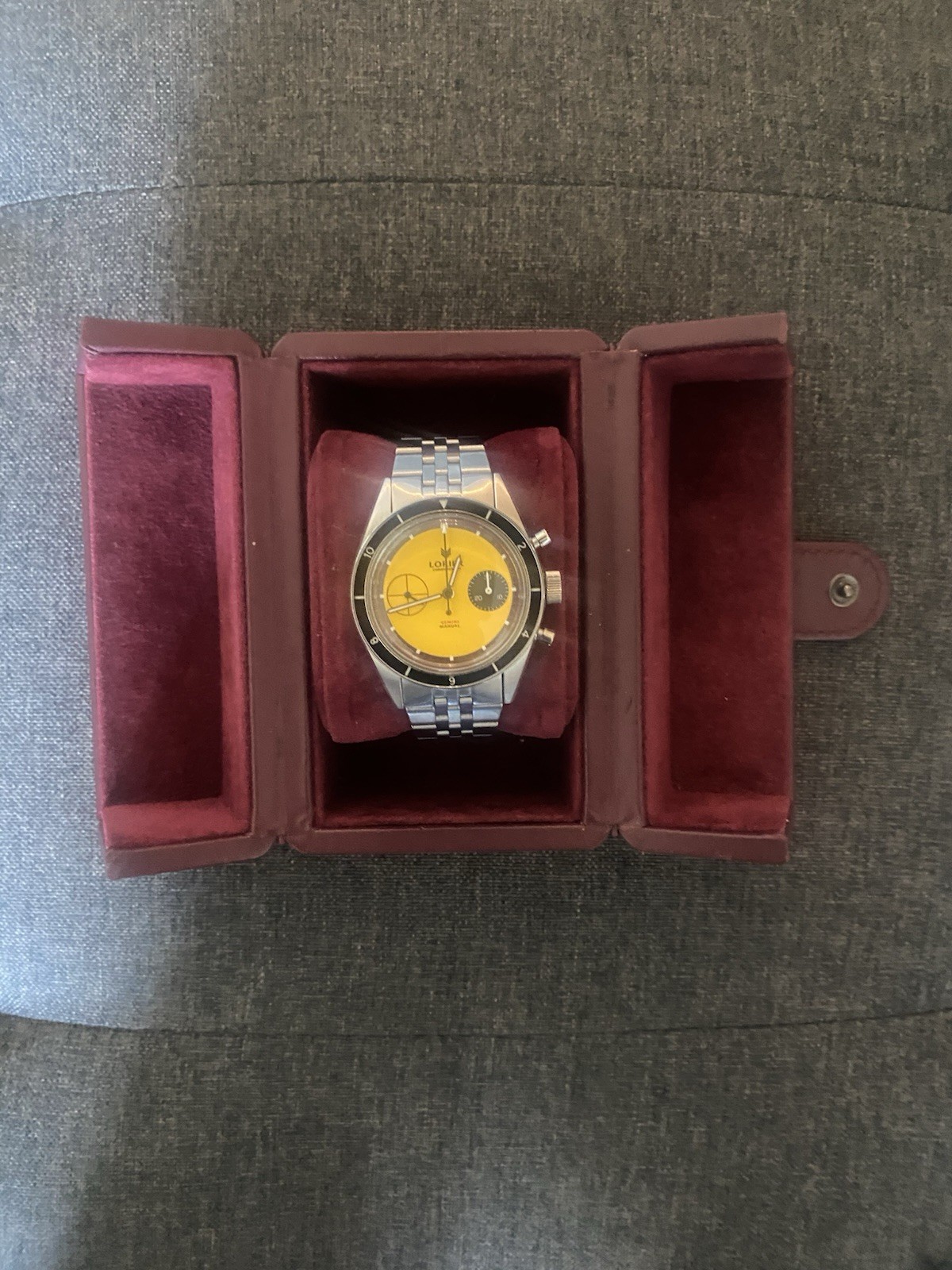 Lorier Gemini Racer Limited Edition Yellow Dial