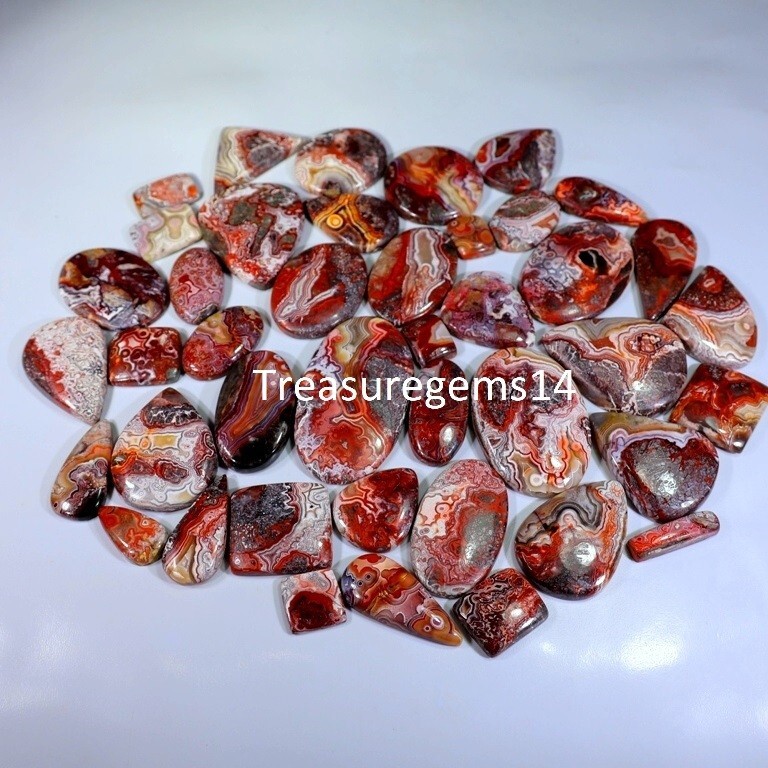250 Crt WHOLESALE LOT CRAZY LACE AGATE CABOCHON GEMSTONE AAAA