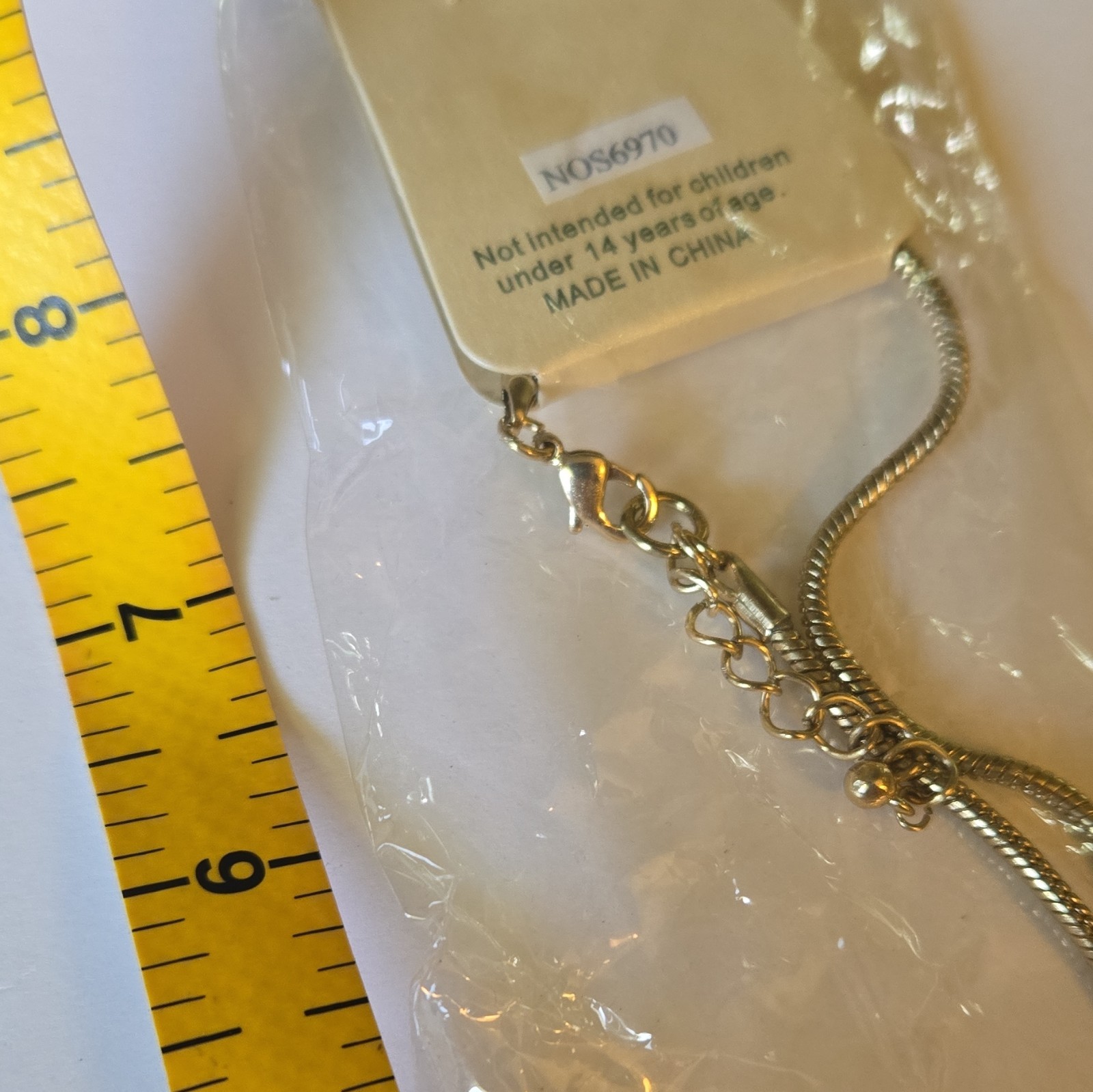 Starfish Beach Jewelry Set Necklace & Earrings, Gold With Black Tone, New