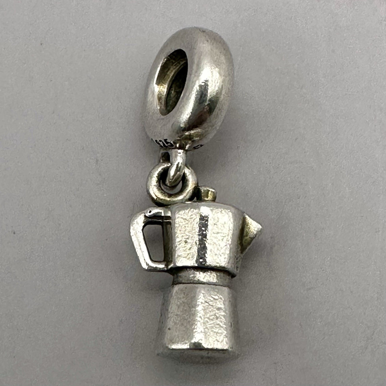 Pandora Coffee Lovers Bead Charm Pot ALE S 925 Sterling Silver Pendant 791514