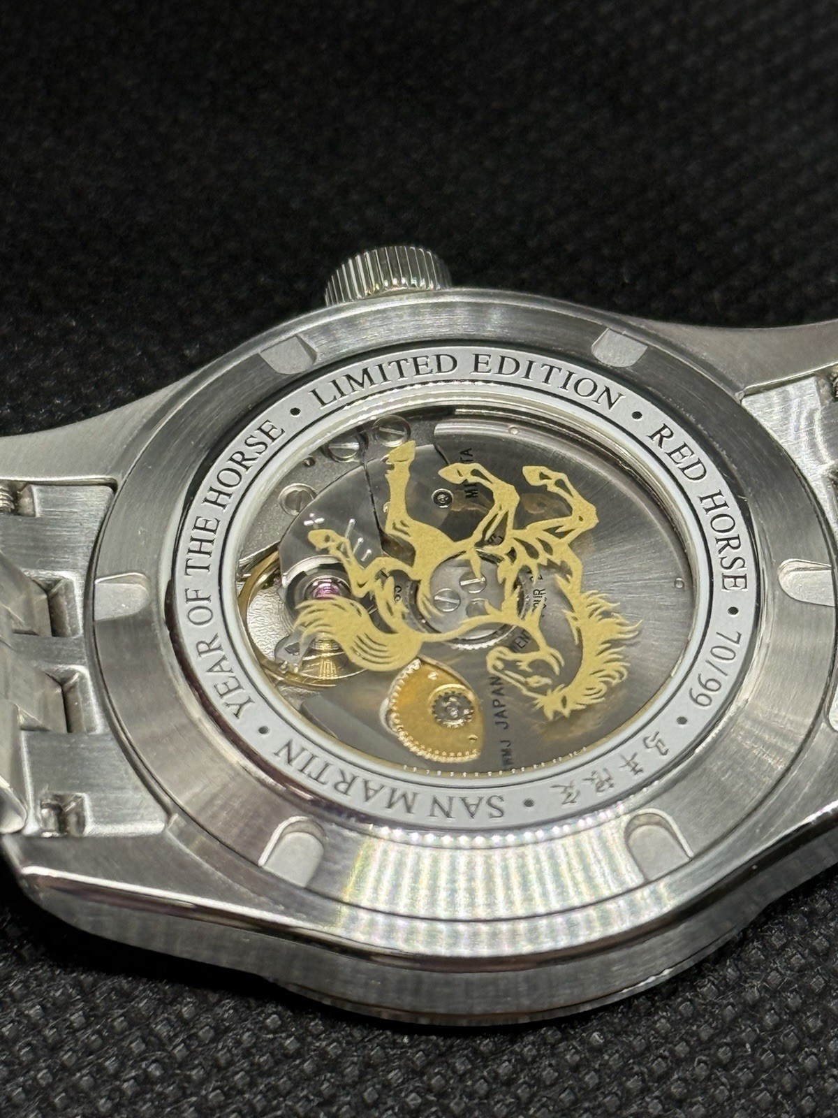 San Martin 2026 Year of the Horse Watch Limited Edition to 99 Pcs RARE