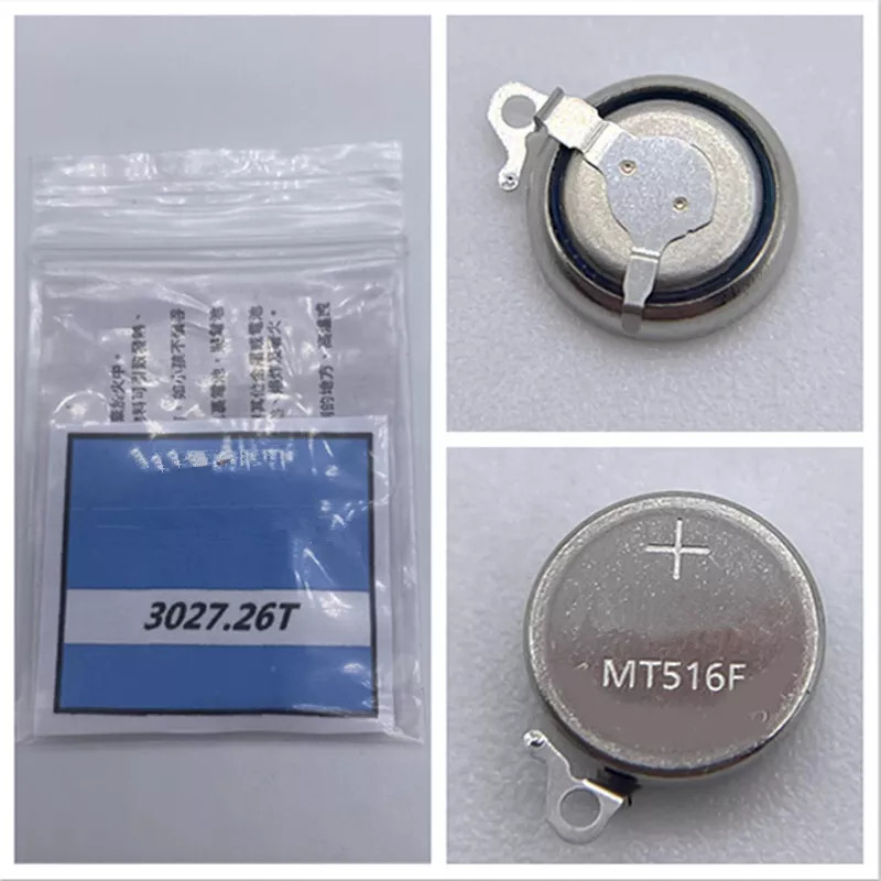 For Seiko Solar Watch Capacitor Battery MT516F for V110 V114 V115 V116 V117